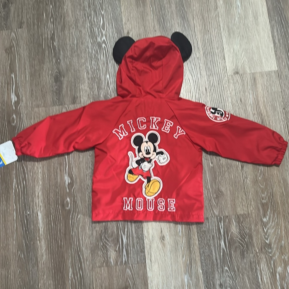 NEW Red Mickey Mouse Kids Jacket - Picture 2 of 2